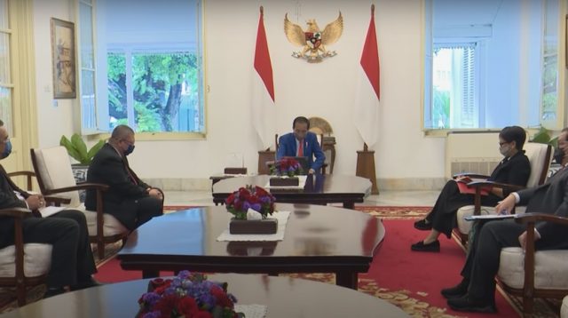 Presiden Menerima Kunjungan Kehormatan Menlu Malaysia